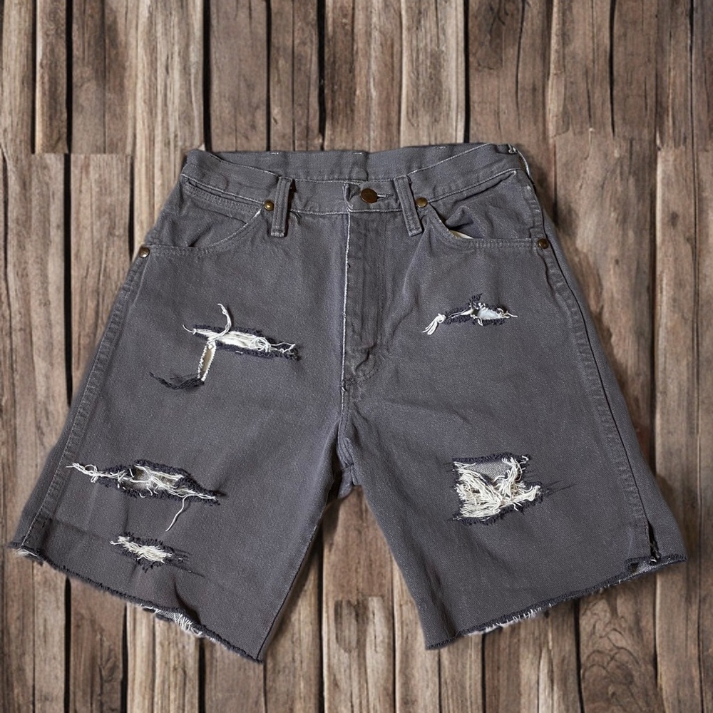 Vintage Wrangler Cut-Off Long Jean Shorts